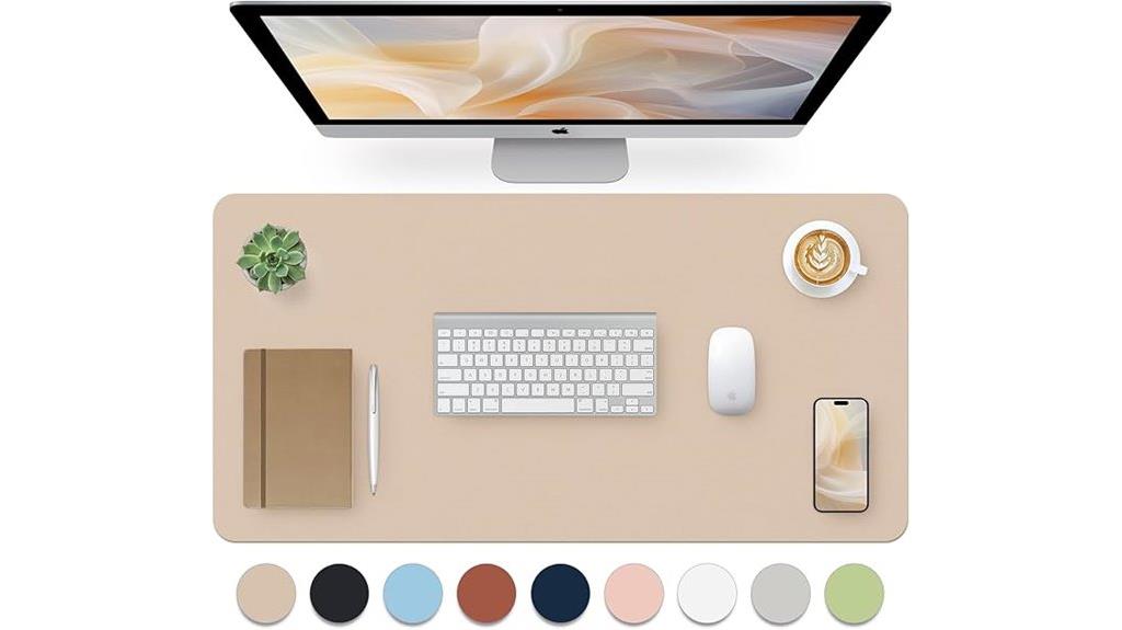 leather mouse desk mat