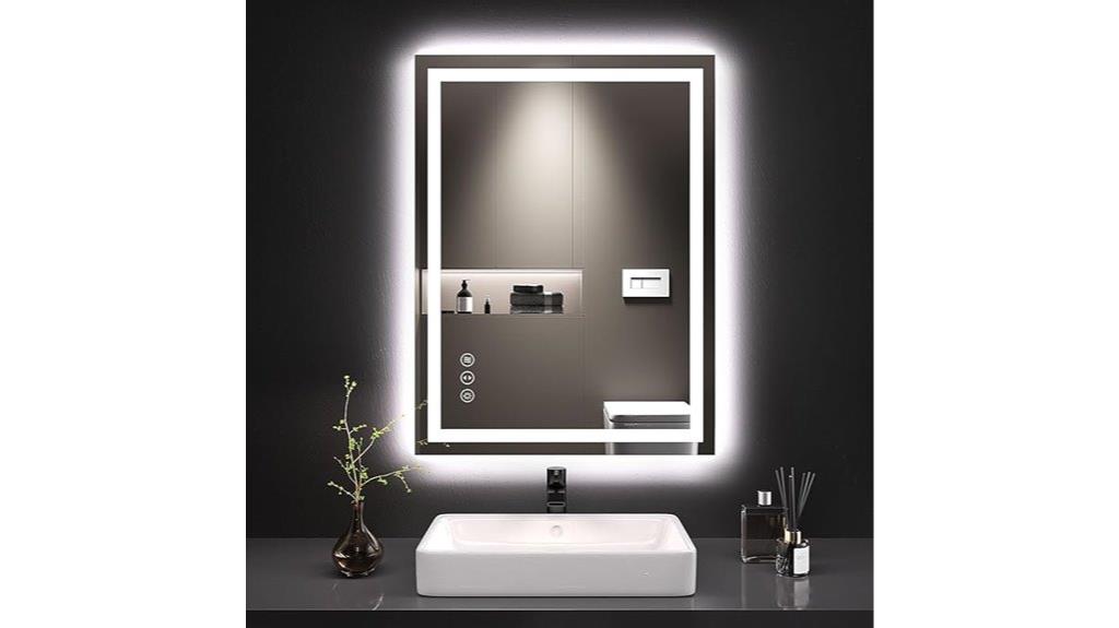 led bathroom mirror