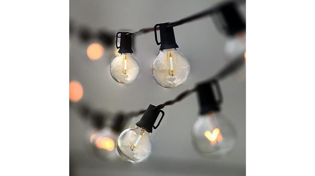 led globe string lights