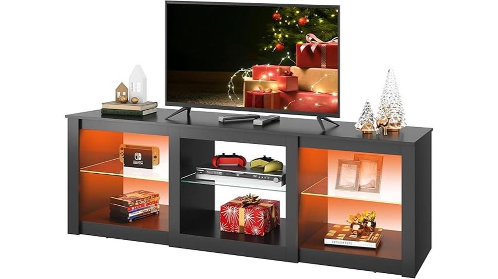 led tv stand for 65 inch