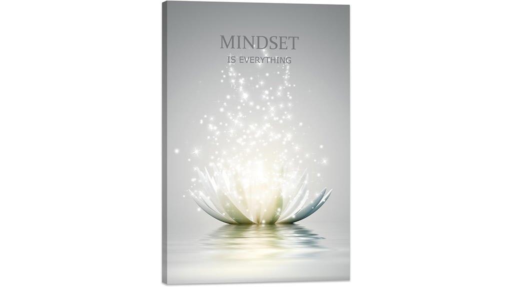 lotus canvas zen decor