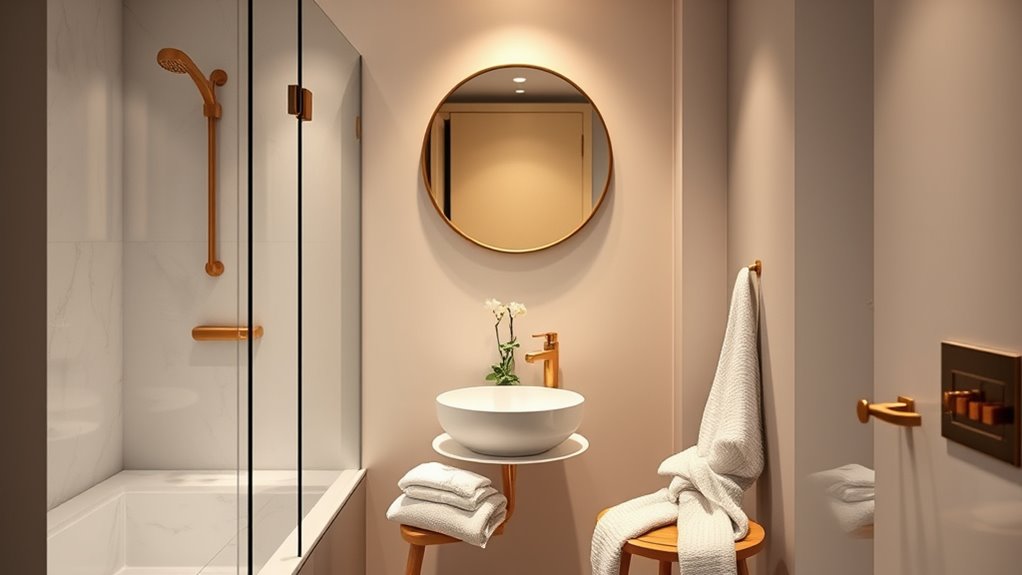 luxurious small bathroom transformation