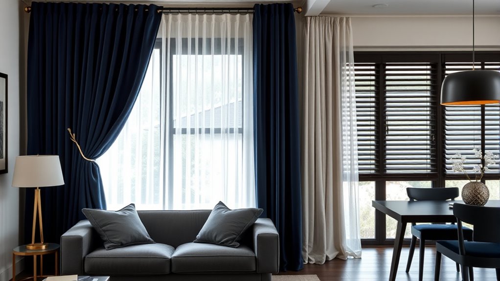 matching curtains to rooms