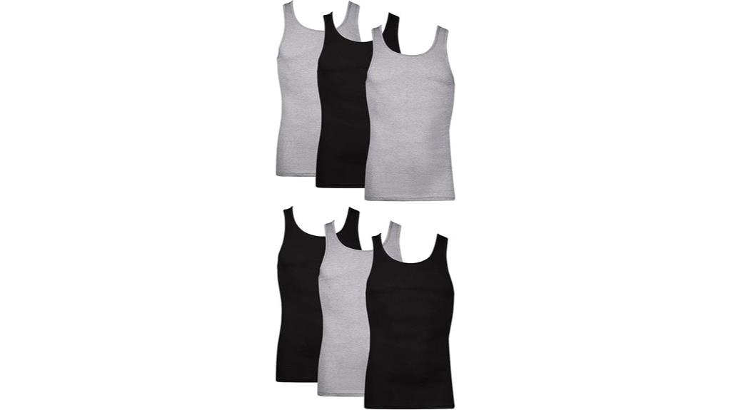 men s moisture wicking cotton tanks