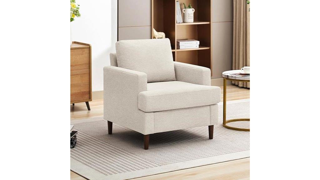 mid century wooden leg chair