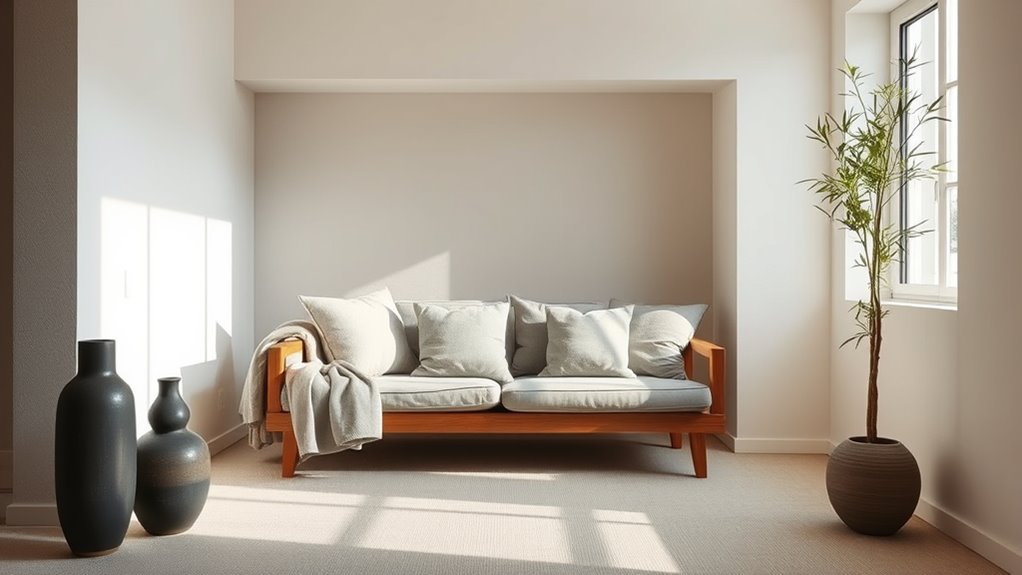 minimalist harmony and serenity