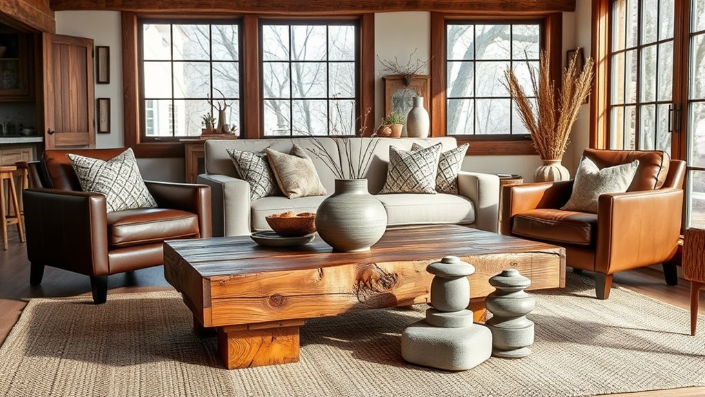 mix textures for visual harmony