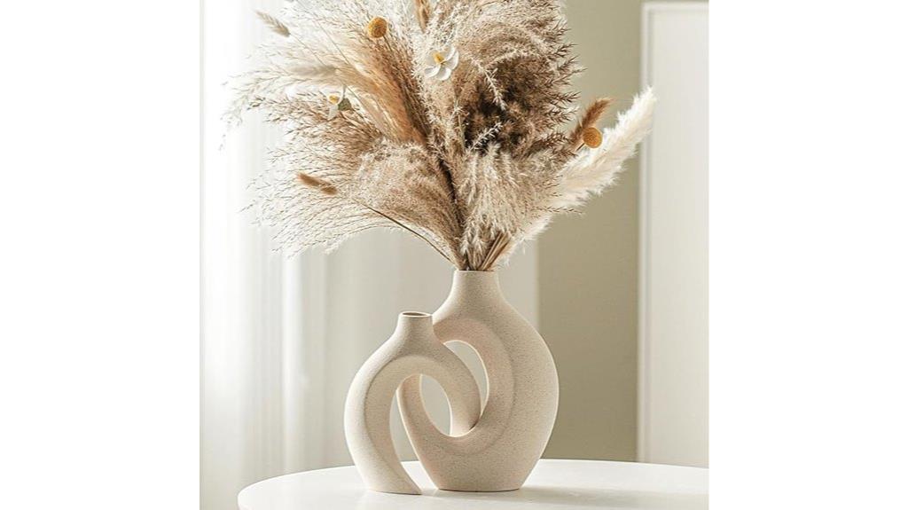 modern boho ceramic vases