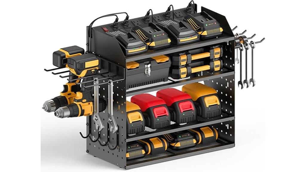 modular desk power organizer