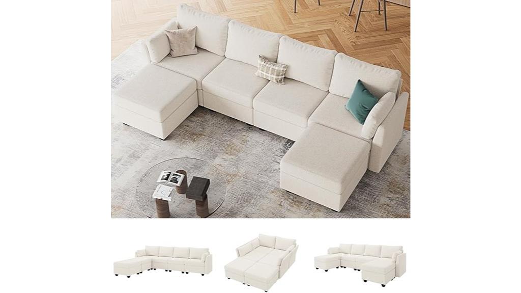 modular storage chaise sofa