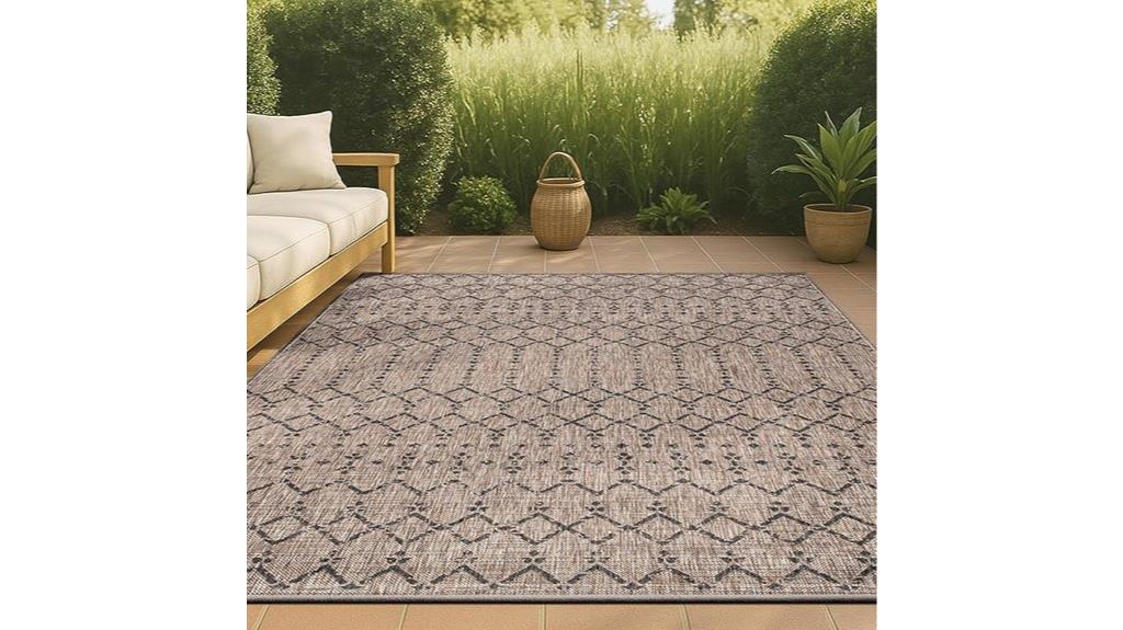 moroccan geometric rug