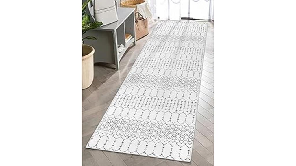 moroccan washable runner rug