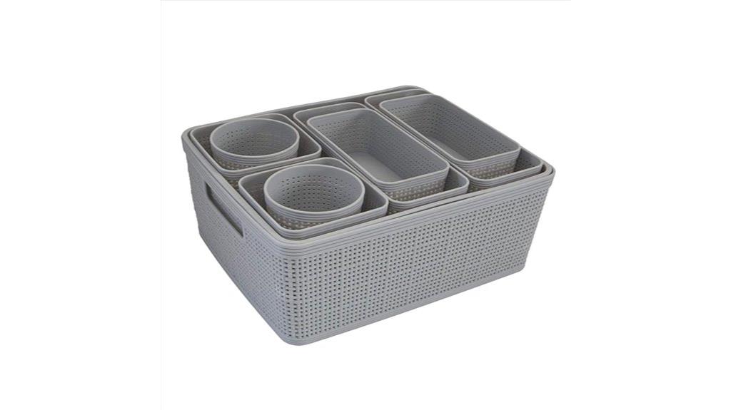 multi size storage container set