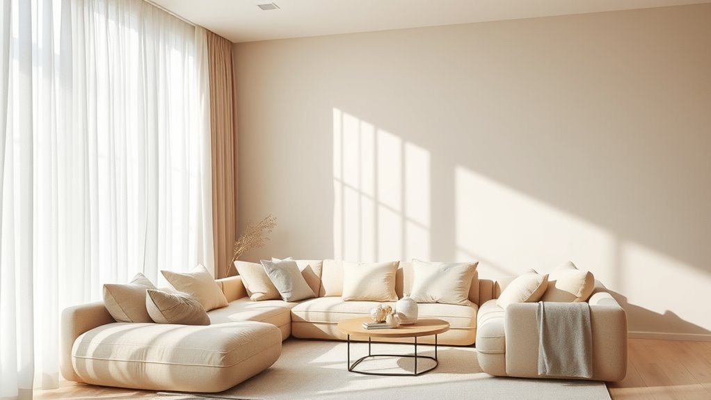 neutral tones create harmonious balance