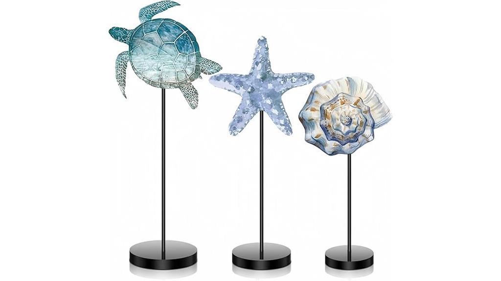 ocean themed tabletop decor