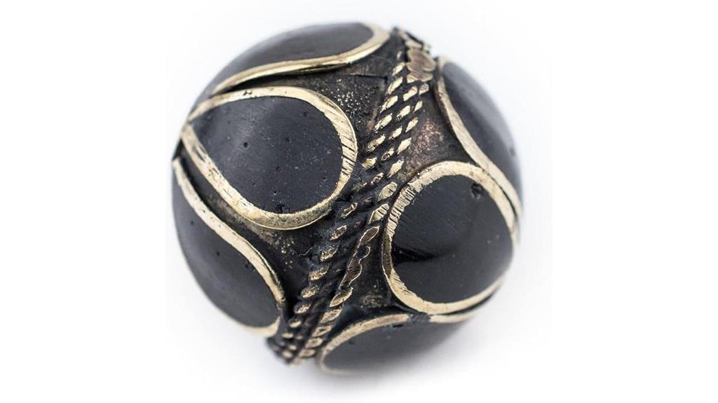 onyx inlaid tribal silver