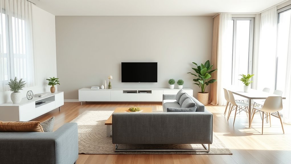 open space furniture layout