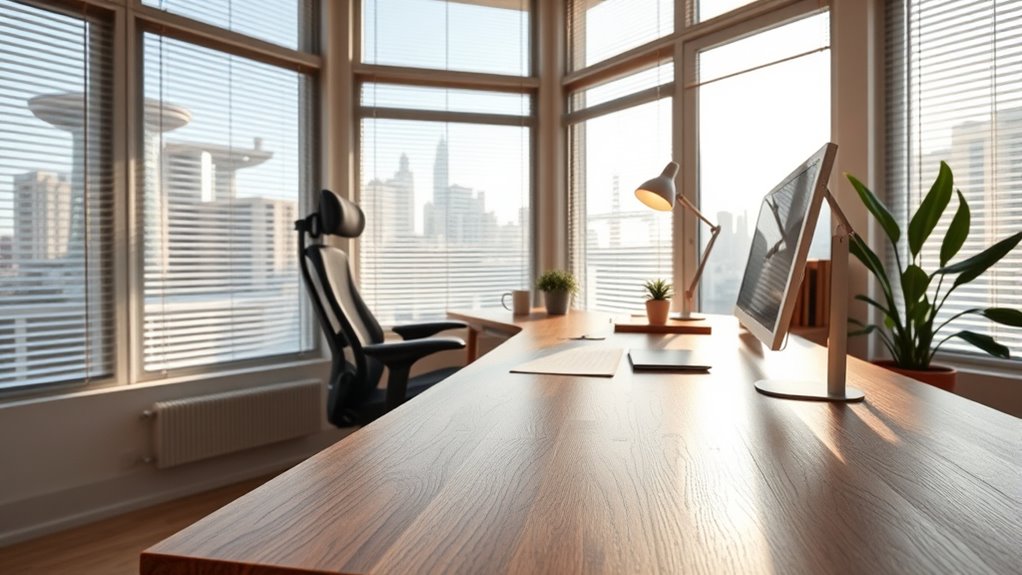 optimize lighting and ergonomics