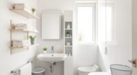 optimize small bathroom storage
