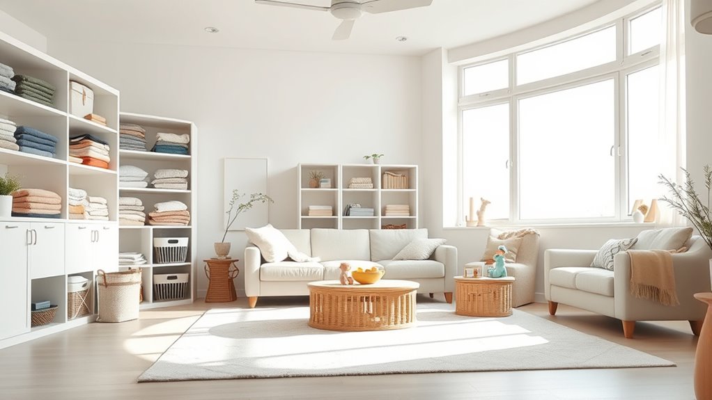 organized safe calm living