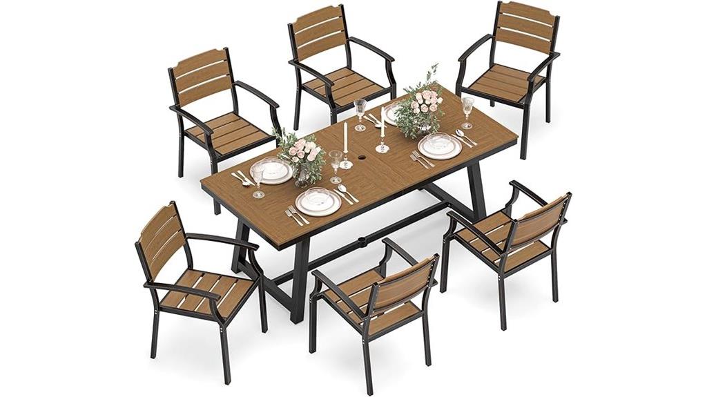 outdoor dining patio set