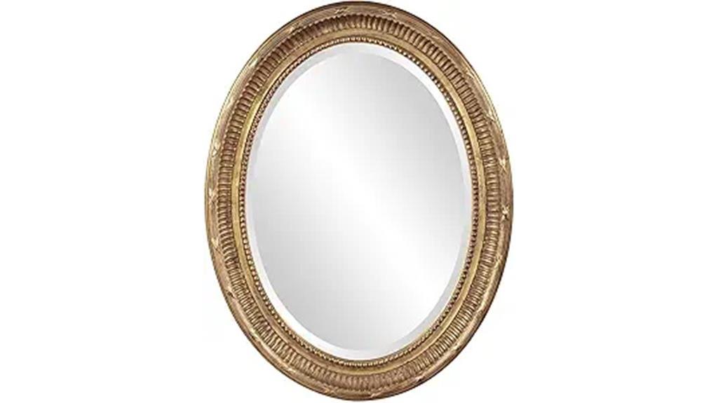 oval wall mirror decor