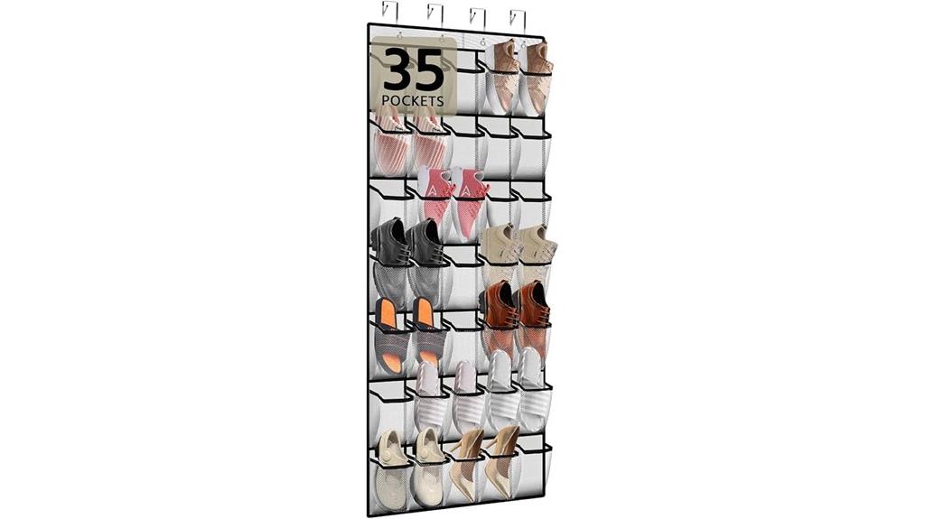 over door shoe storage