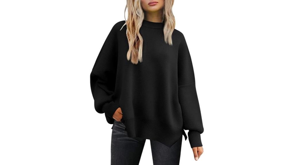 oversized batwing sweater