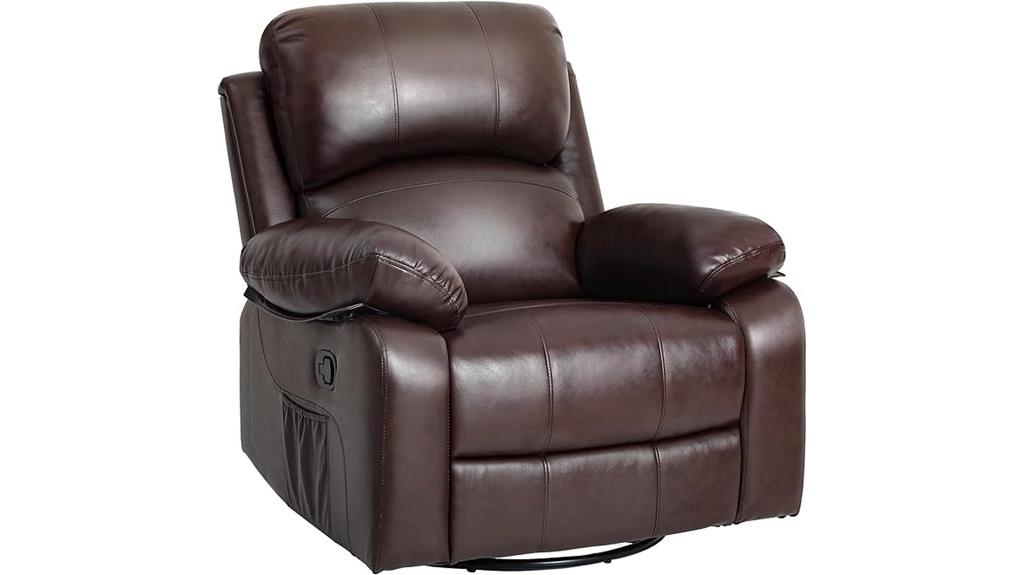 oversized heated massage recliner
