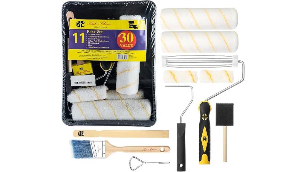 paint roller and supplies