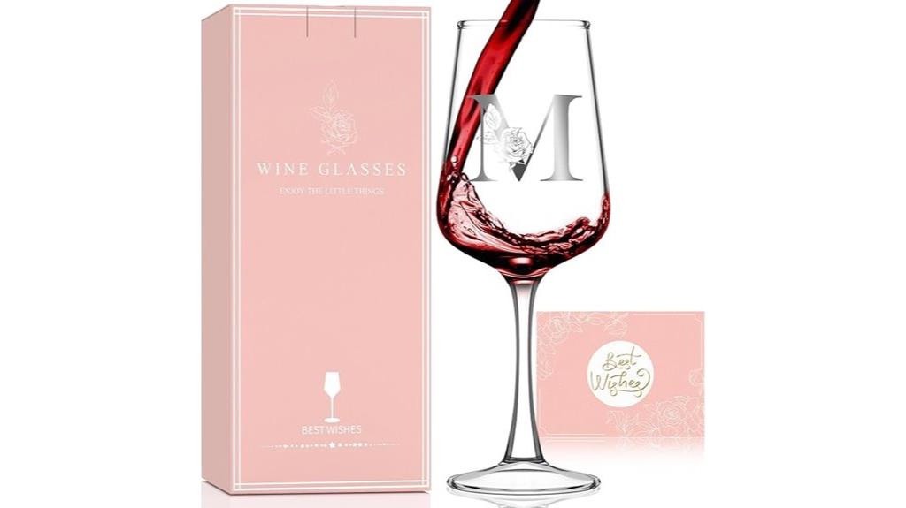personalized women s wine glasses