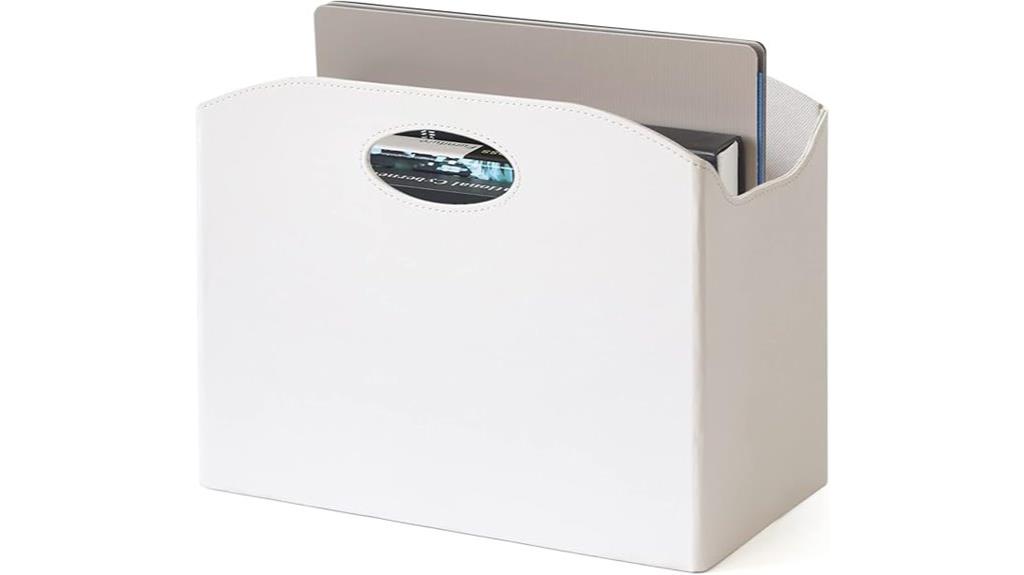 portable foldable magazine organizer