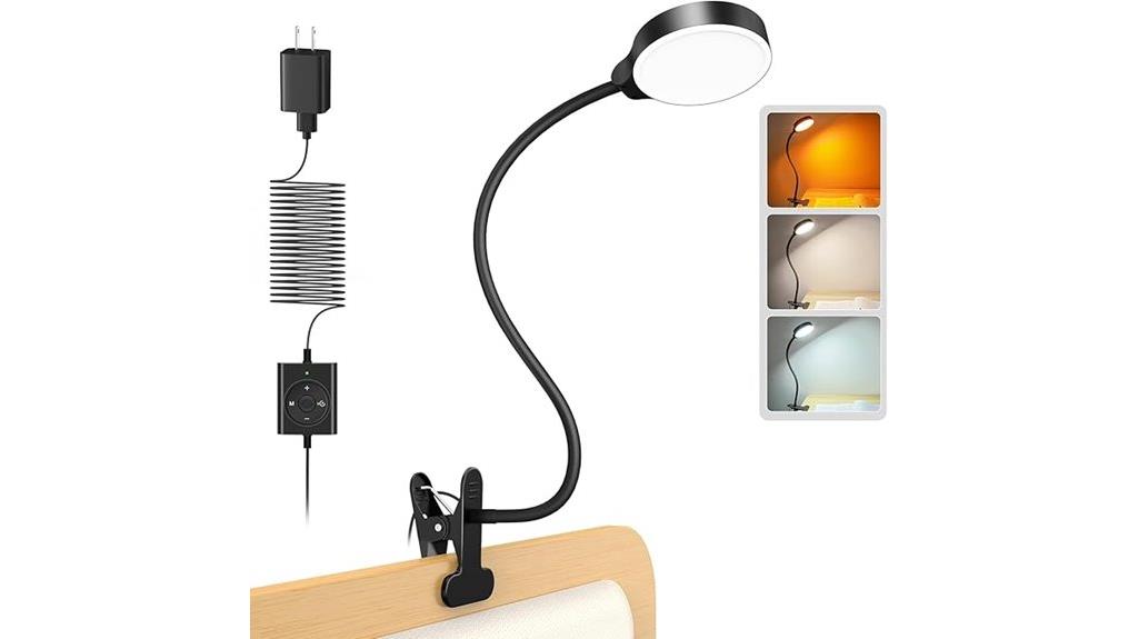 portable led clip light
