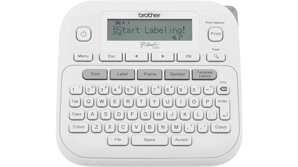 portable office label maker