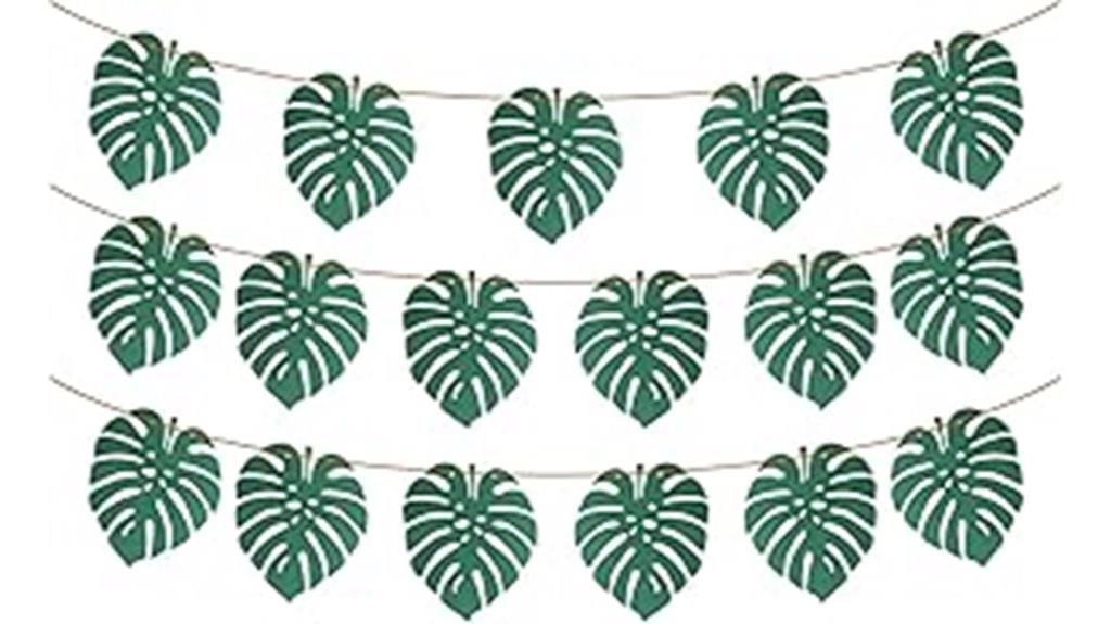 pre connected palm leaf garland