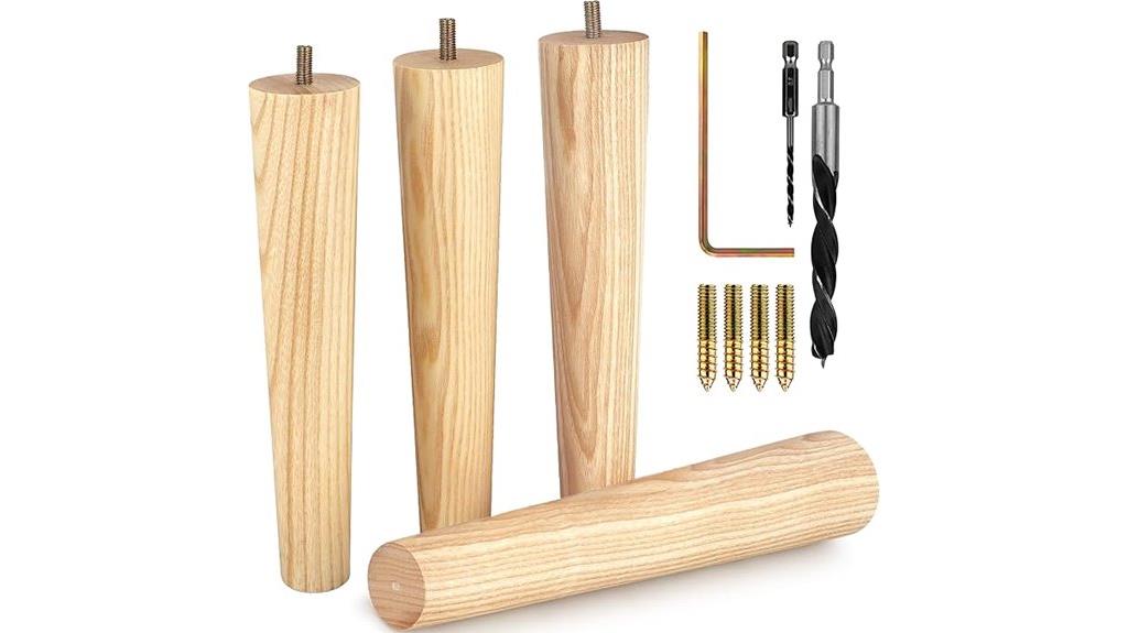 premium ash wood legs