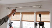 proper curtain rod installation