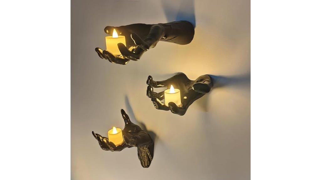 reaching hands halloween decor