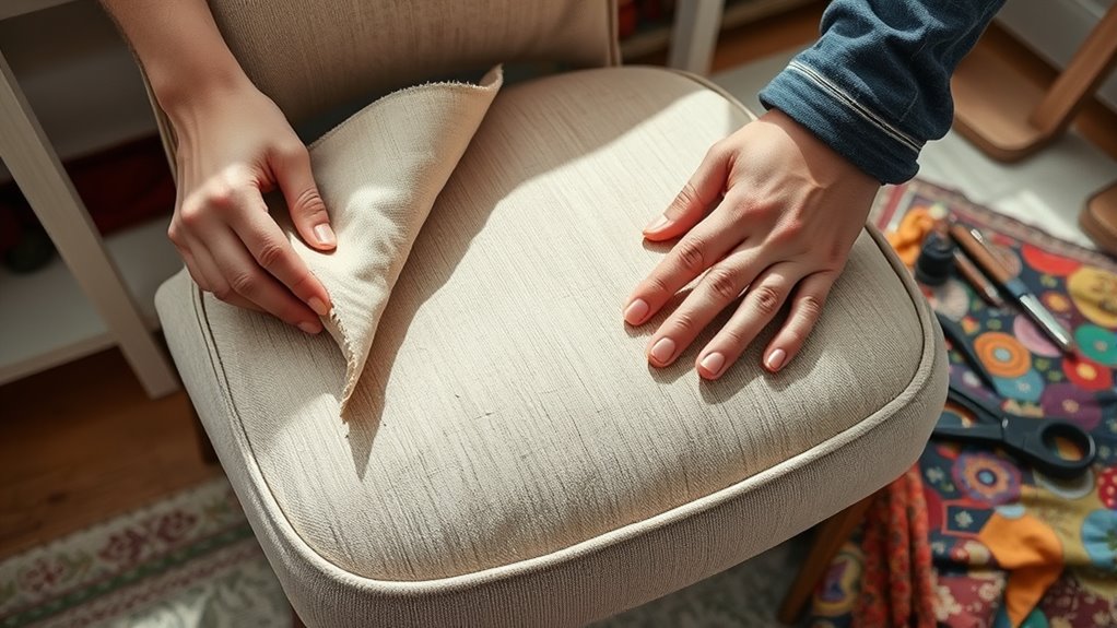 recovering seat cushions yourself