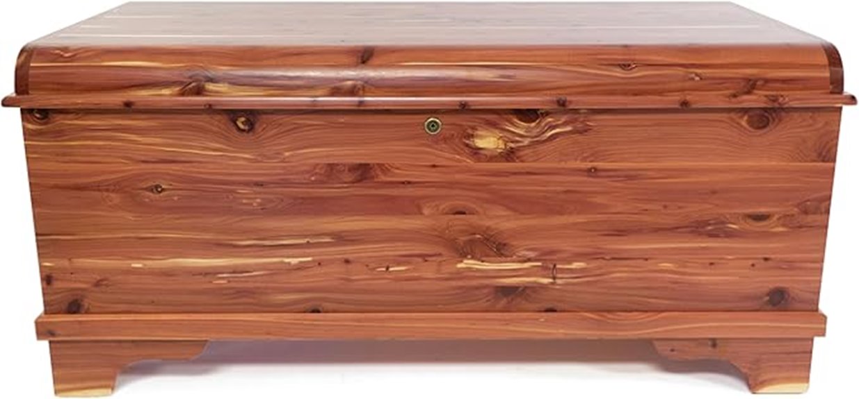 red cedar hope chest
