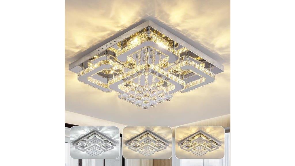 redstar 24 crystal ceiling light