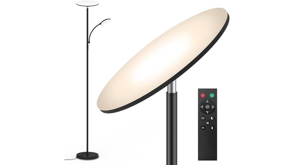 remote controlled reading lamp