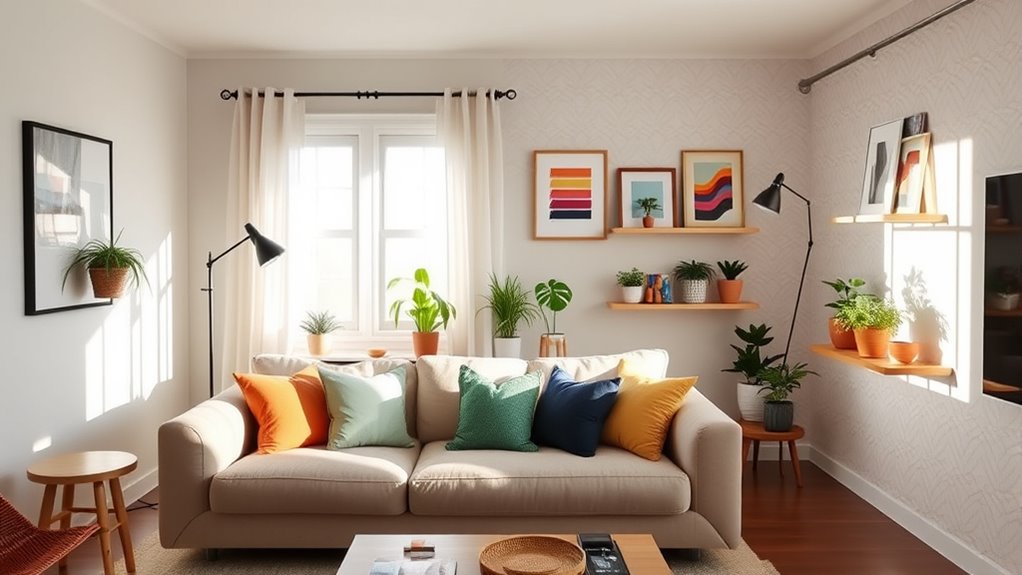 removable decor for cozy rentals