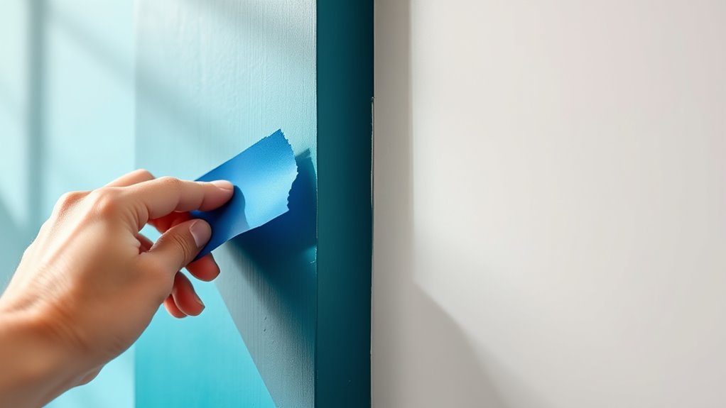 remove tape carefully