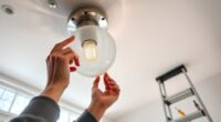 replace light fixture safely