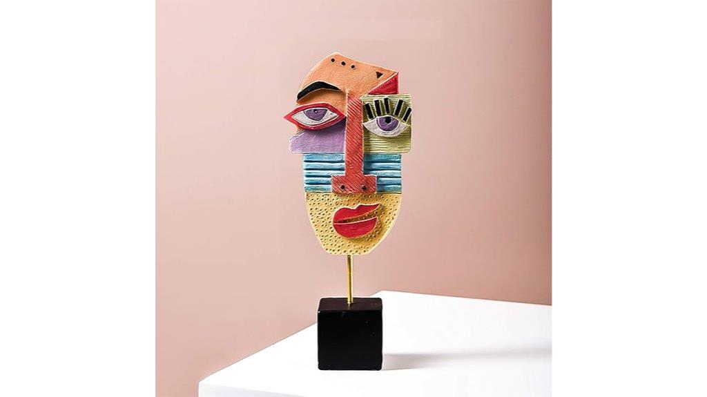 resin abstract home sculpture