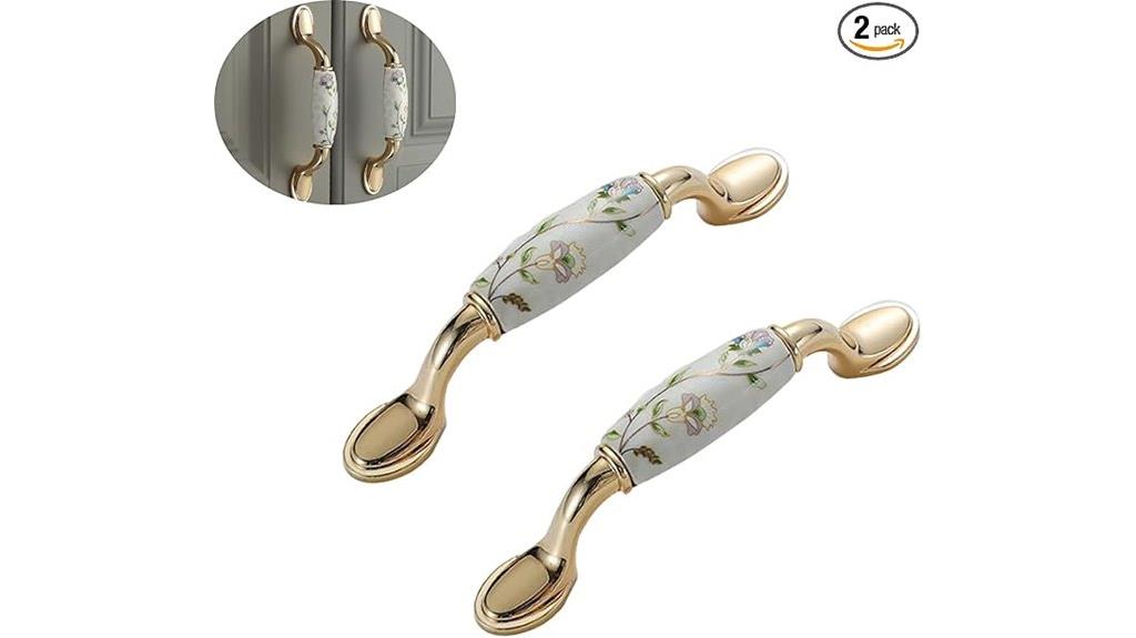 retro ceramic door handles