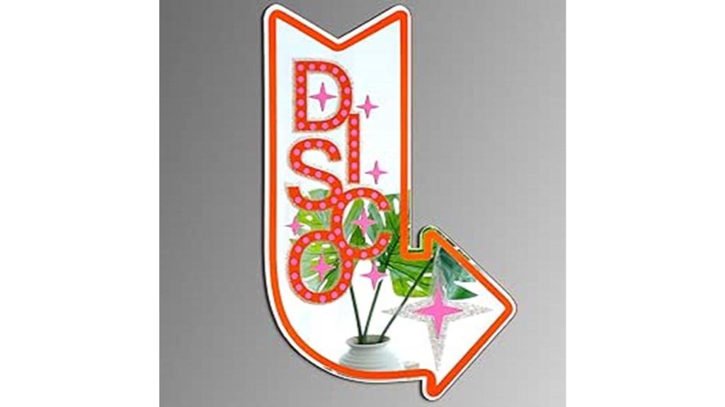 retro mirror wall decor