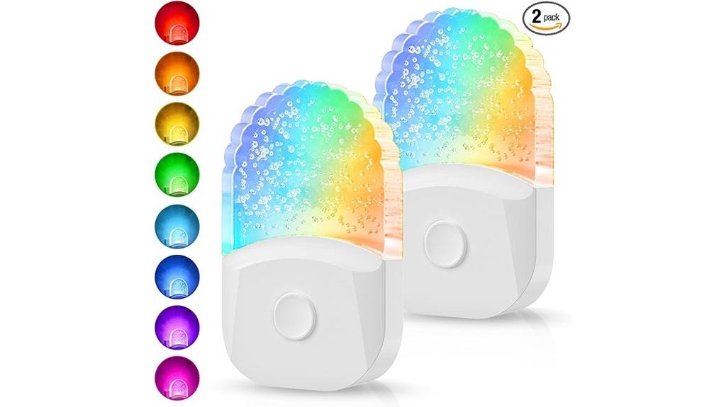 rgb wall night lights