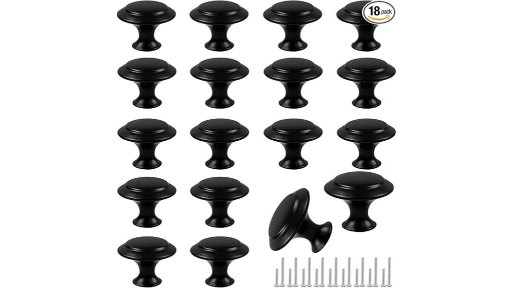 romeda 18 piece black hardware